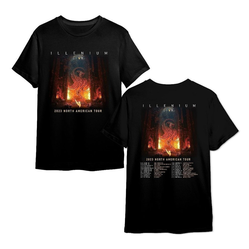 Illenium Summer Tour Shirt Illenium  The North American 2 Sided